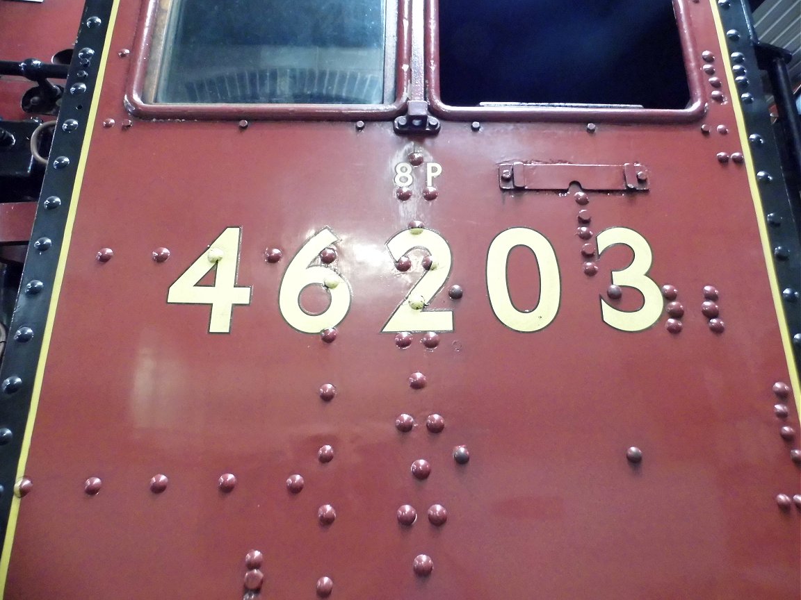 Papyrus nameplate for the record breaking A3 2750 which did 108 mph, Sat 28/12/2013. 