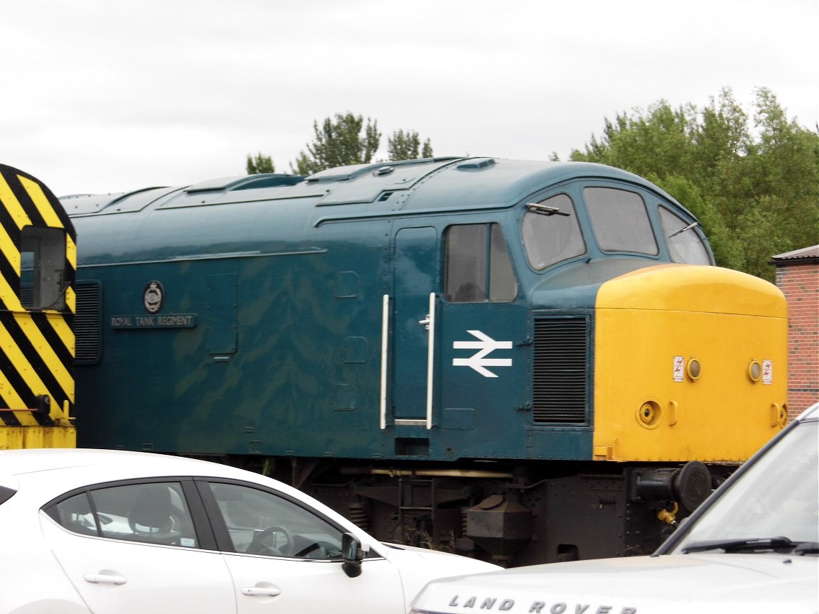 Nameplates for A4 60011 Empire of India and A2 60500 Edward Thompson, Sat 28/12/2013. 