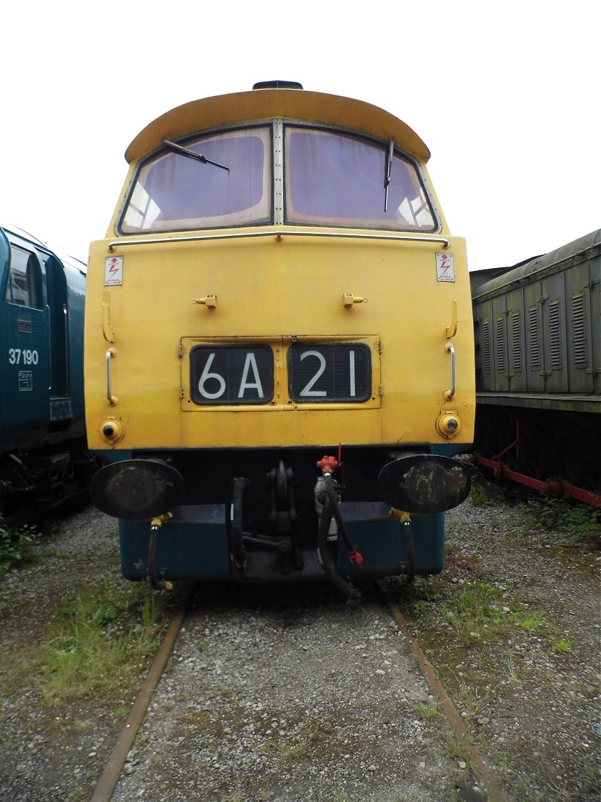 Cab of 60008 Dwight D. Eisenhower, Sat 28/12/2013. 