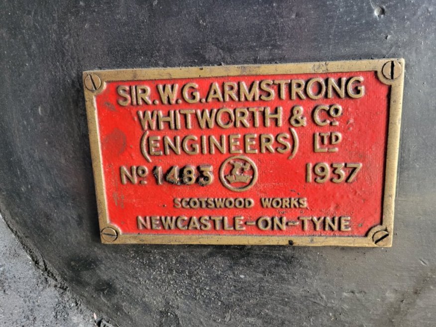 Nameplates for A4 60011 Empire of India and A2 60500 Edward Thompson, Sat 28/12/2013. 