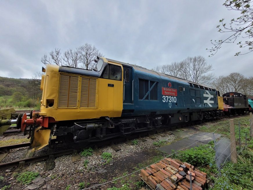 Cab of 60008 Dwight D. Eisenhower, Sat 28/12/2013. 