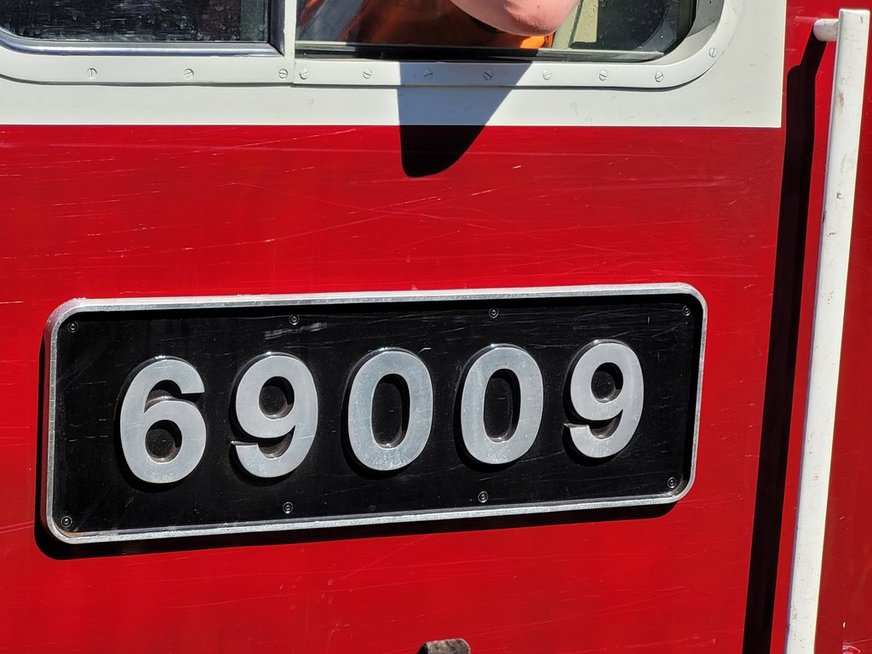 Nameplates for A4 60011 Empire of India and A2 60500 Edward Thompson, Sat 28/12/2013. 