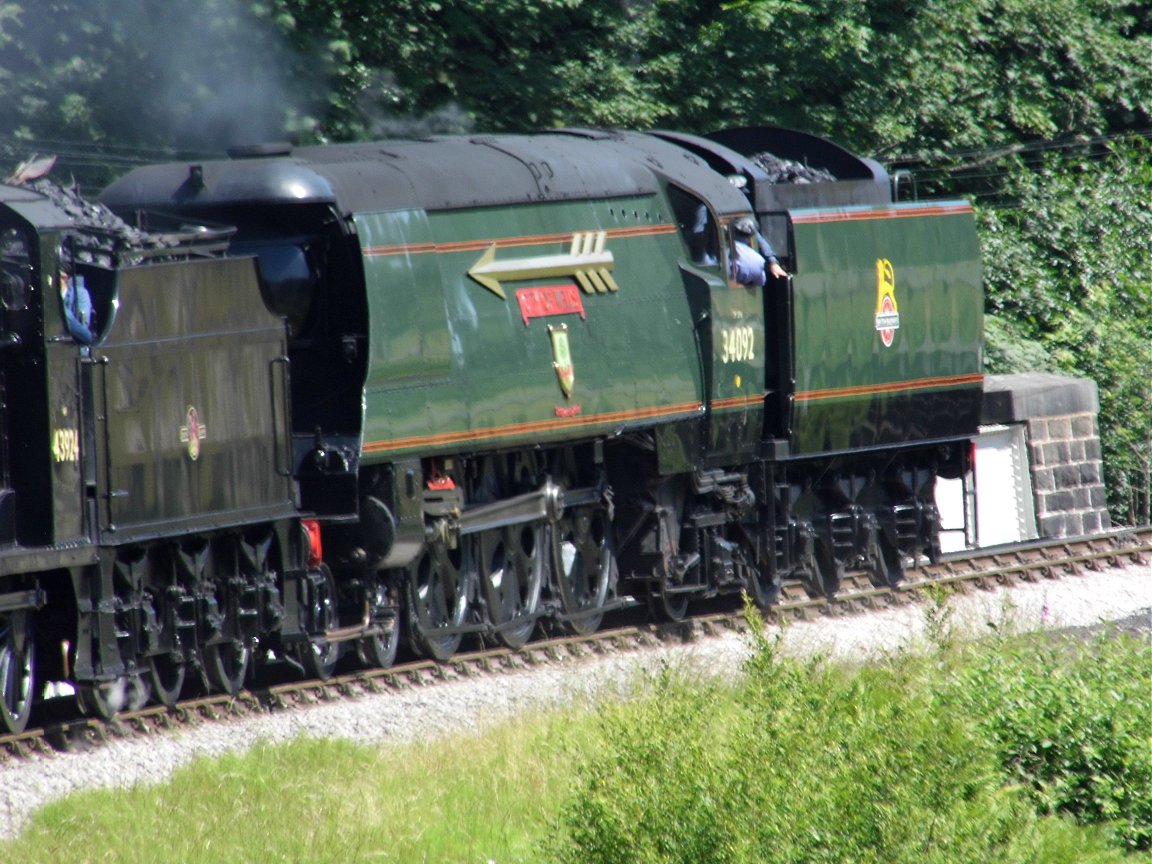 Smokebox number of 60008 Dwight D. Eisenhower, Sat 28/12/2013. 