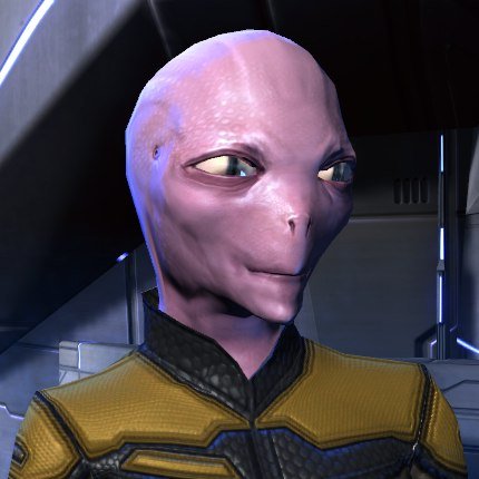 Saurian female as seen in Star Trek Online.