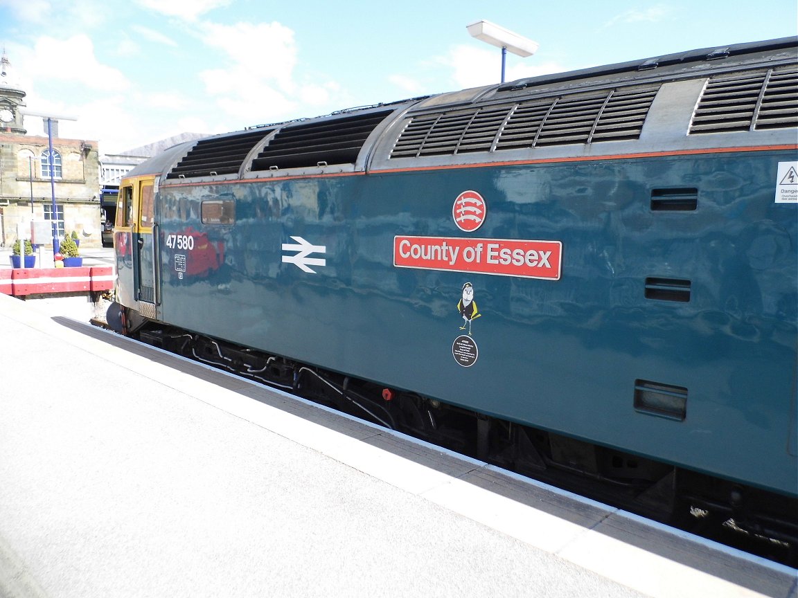 Nameplates for A4 60011 Empire of India and A2 60500 Edward Thompson, Sat 28/12/2013. 