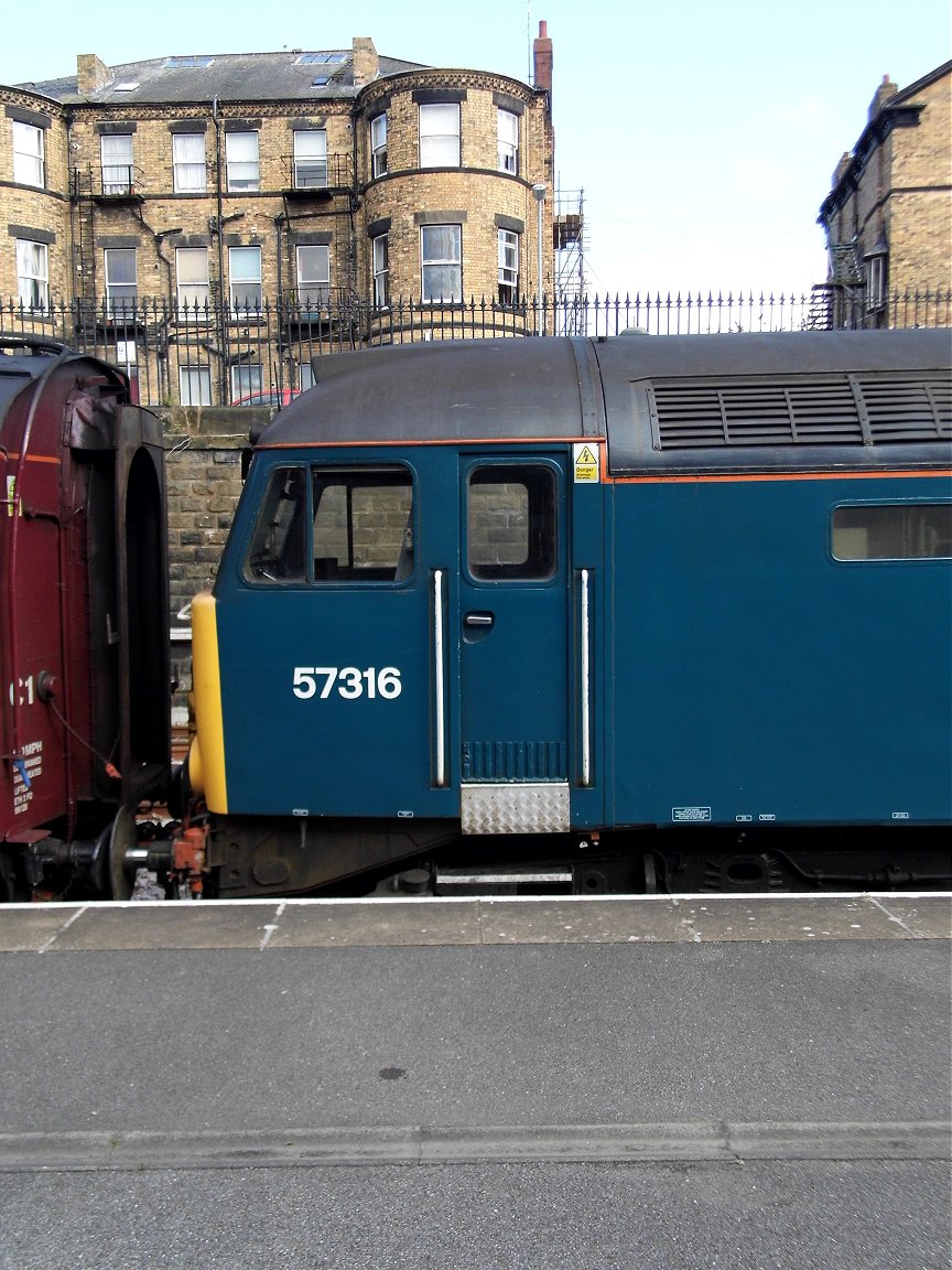 Nameplates for A4 60011 Empire of India and A2 60500 Edward Thompson, Sat 28/12/2013. 