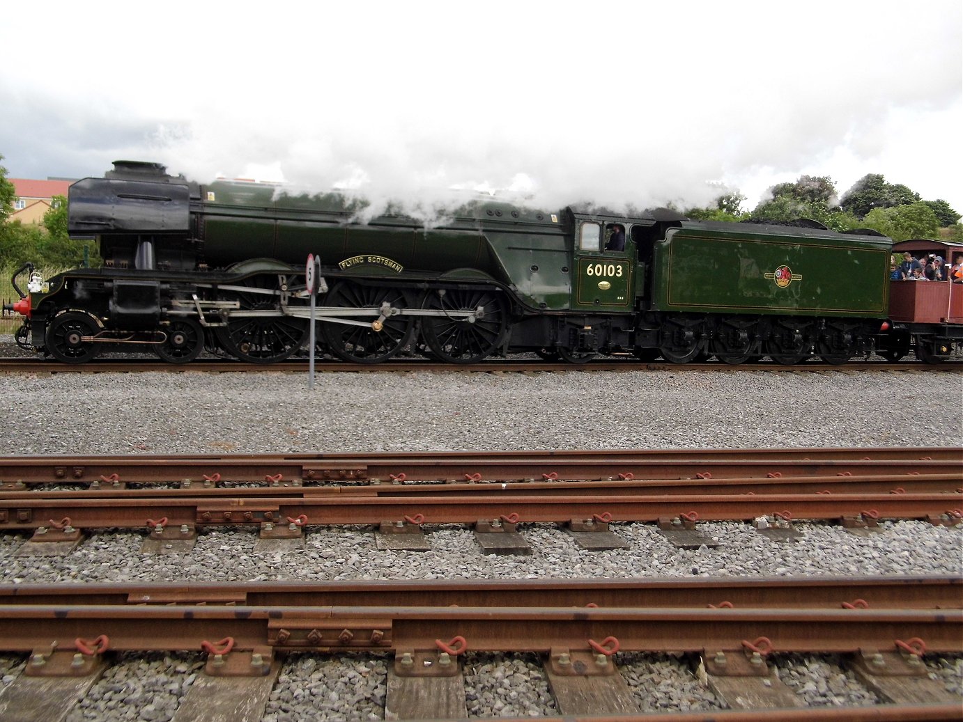 Nameplate of SR Battle of Britain 34109, Sat 28/12/2013. 