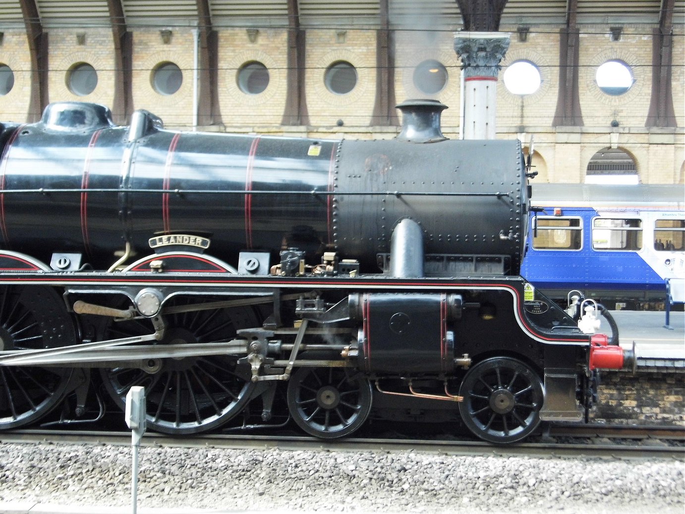 Papyrus nameplate for the record breaking A3 2750 which did 108 mph, Sat 28/12/2013. 