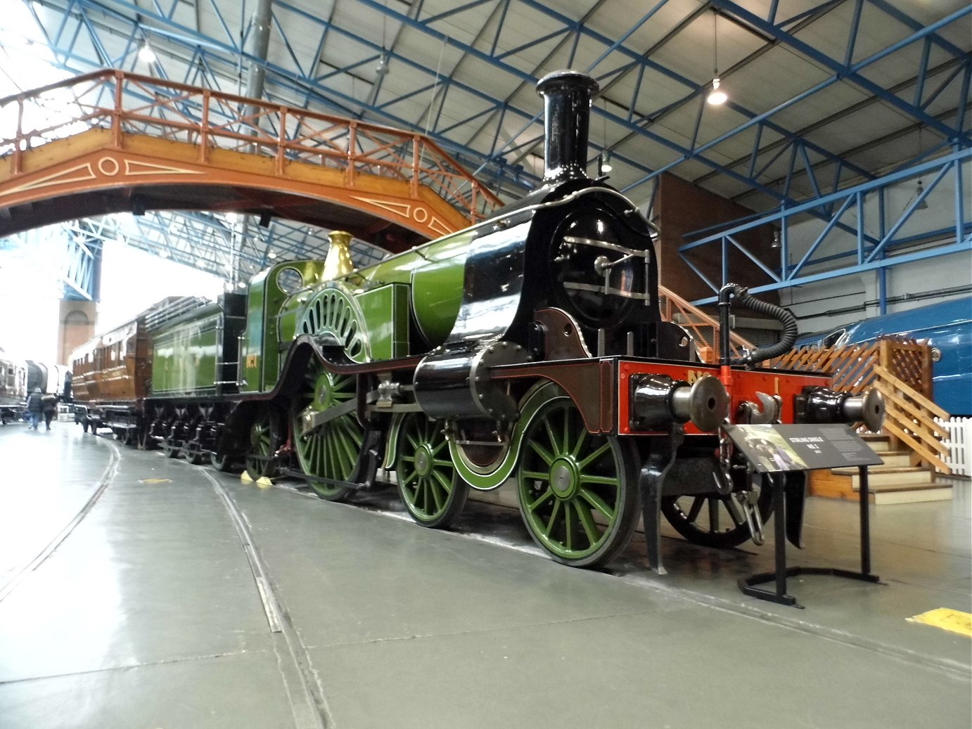 Stirling Single at the National Raiway Museum, Thurs 10/10/2019. 