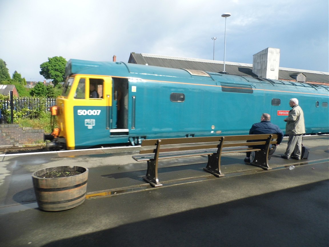 Cab of 60008 Dwight D. Eisenhower, Sat 28/12/2013. 