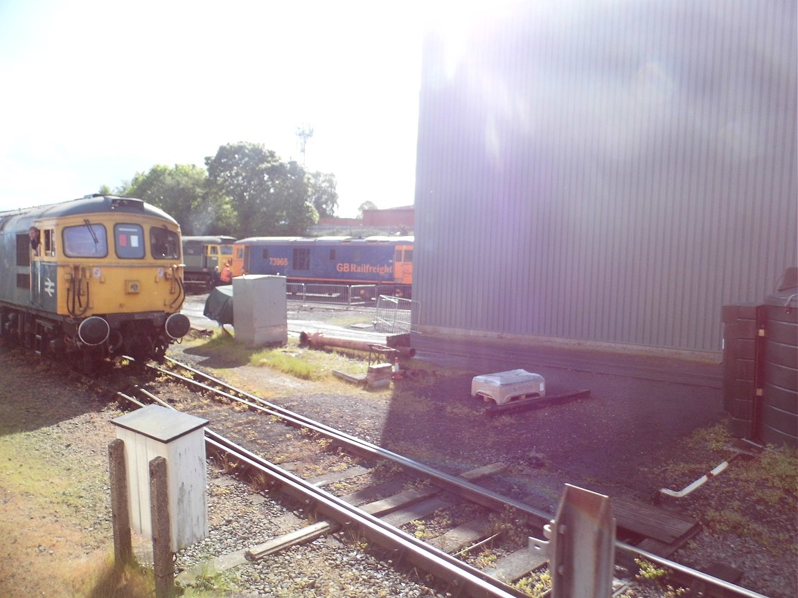 Cab of 60008 Dwight D. Eisenhower, Sat 28/12/2013. 