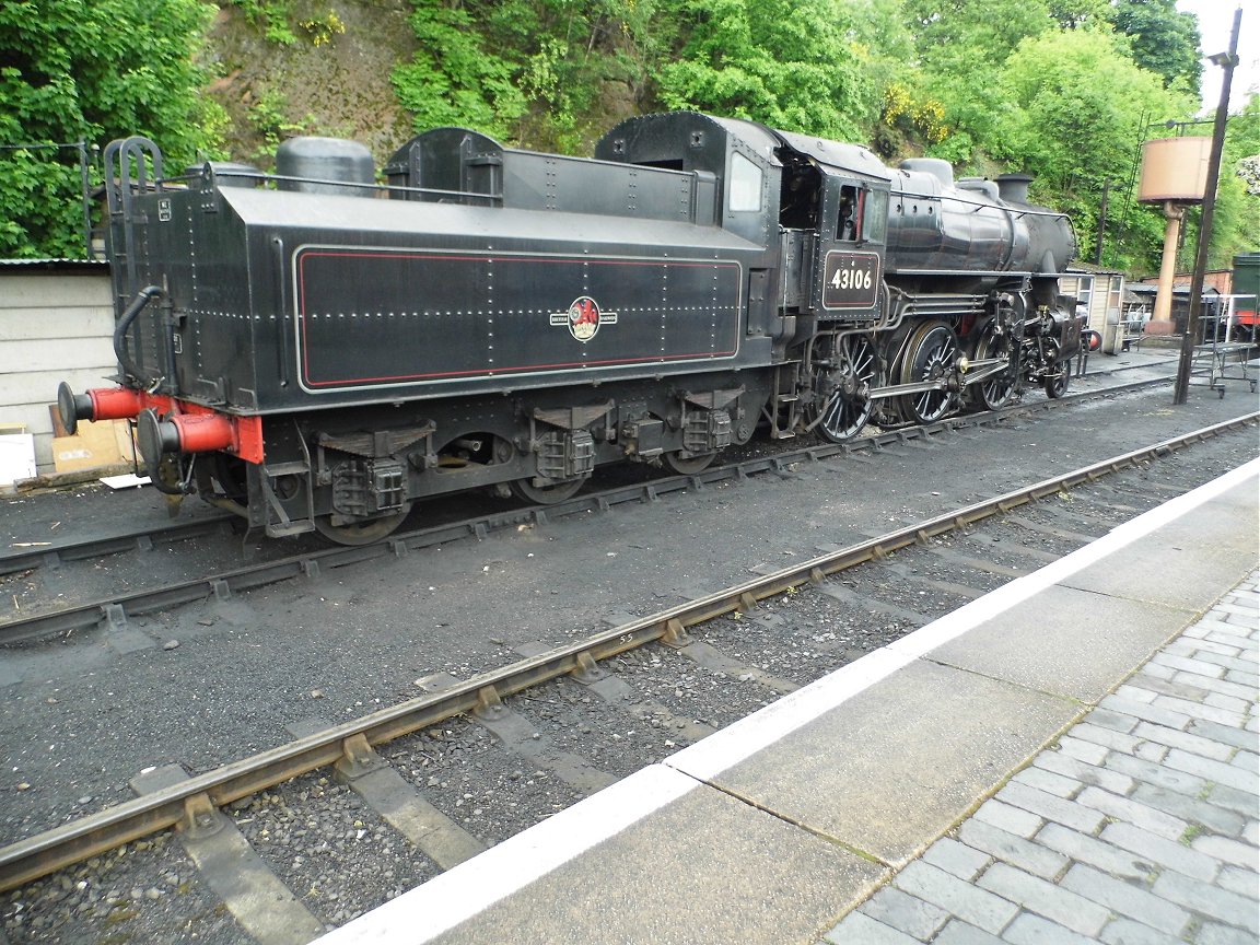 Smokebox number of 60008 Dwight D. Eisenhower, Sat 28/12/2013. 