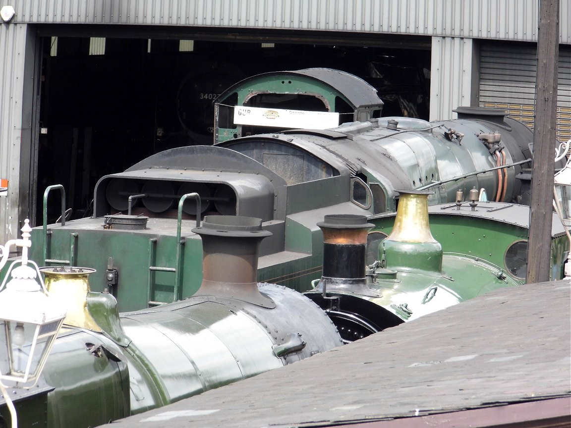 Nameplates for A4 60011 Empire of India and A2 60500 Edward Thompson, Sat 28/12/2013. 