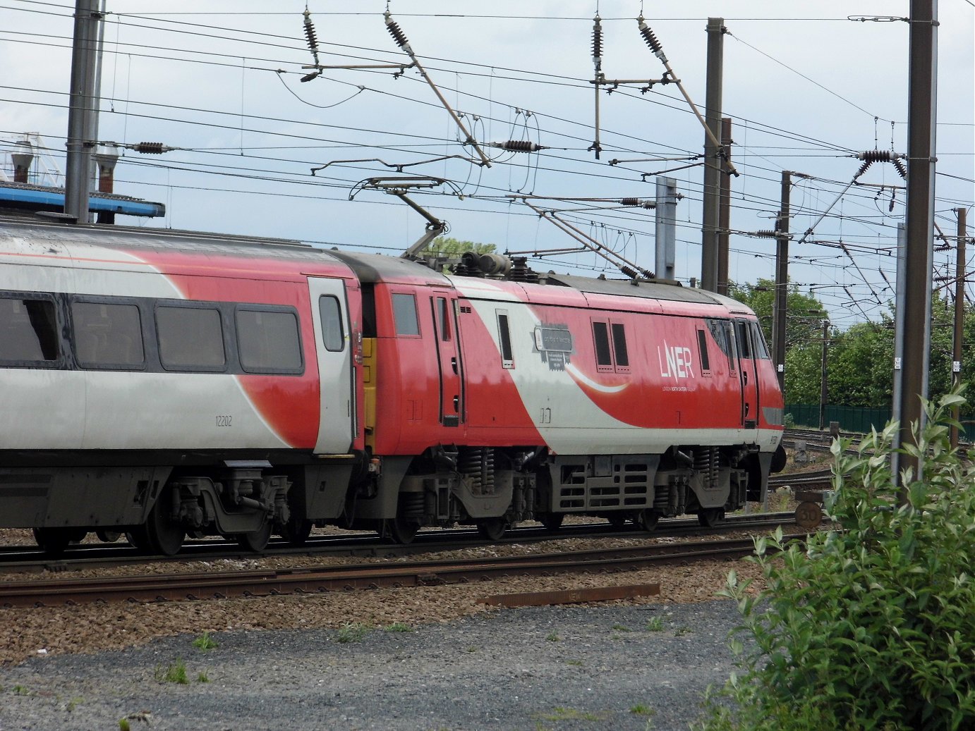 Nameplates for A4 60011 Empire of India and A2 60500 Edward Thompson, Sat 28/12/2013. 