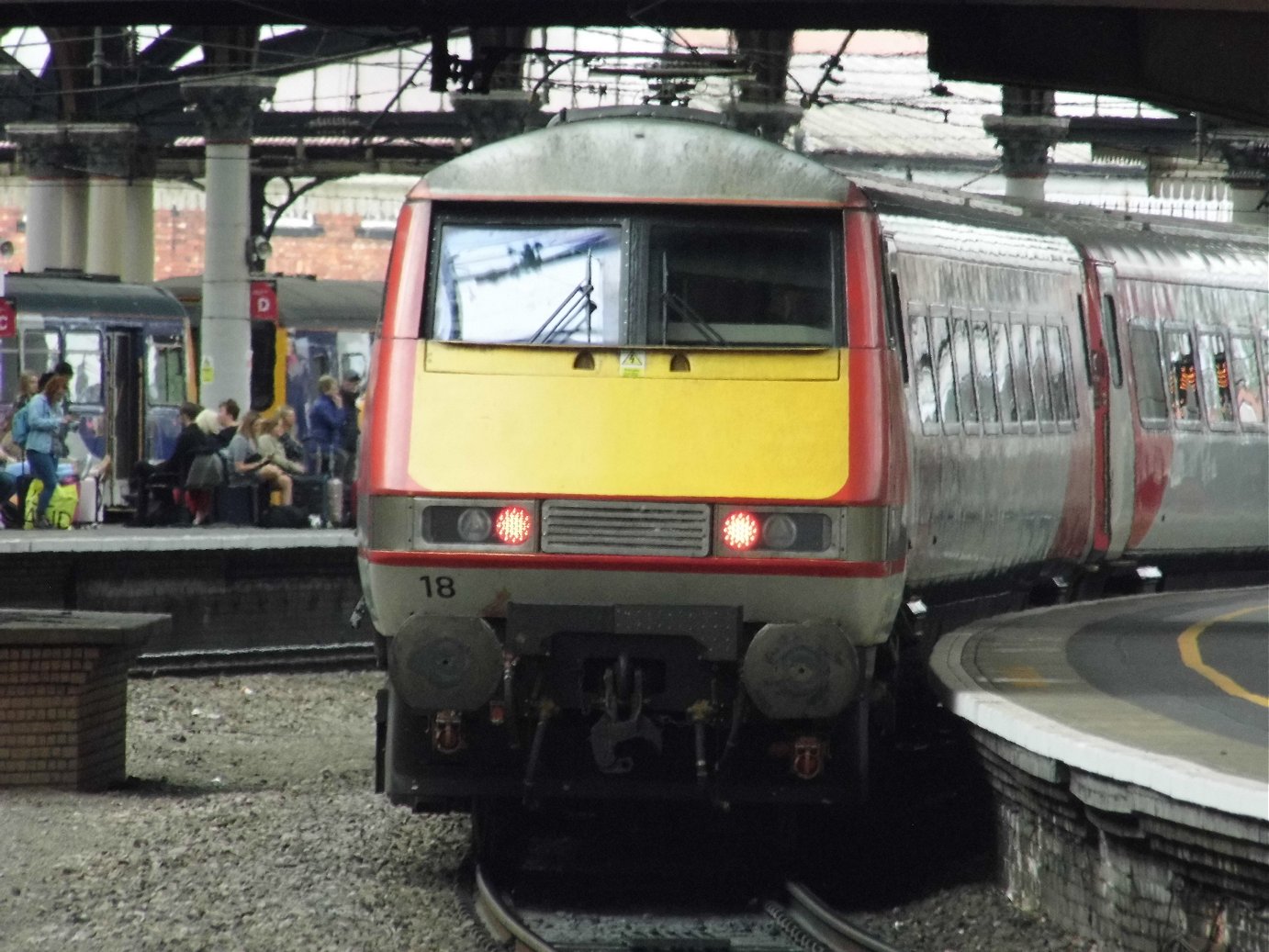 Nameplates for A4 60011 Empire of India and A2 60500 Edward Thompson, Sat 28/12/2013. 