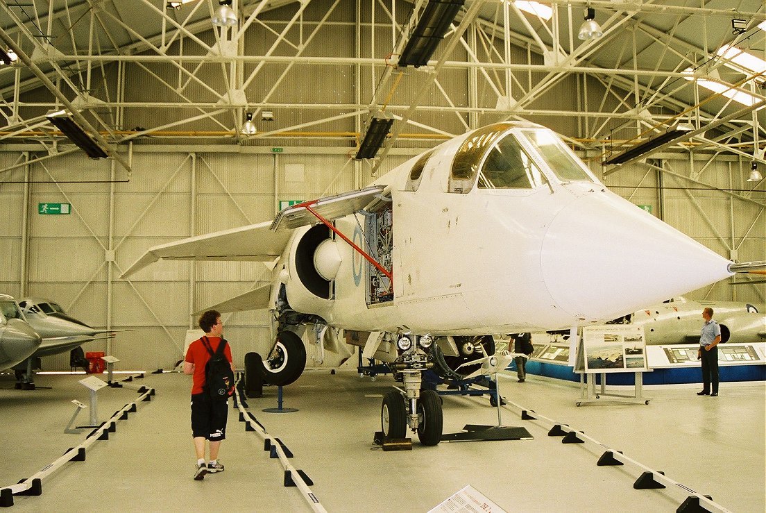 T.S.R. 2  XR220, the second T.S.R. 2 which was prepped for take off at Boscombe Down. RAF Cosford 2006.