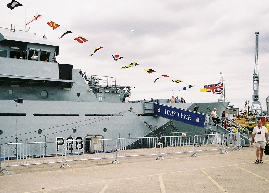 River class Offshore Patrol Vessel HMS Tyne P281, Portsmouth 2010.