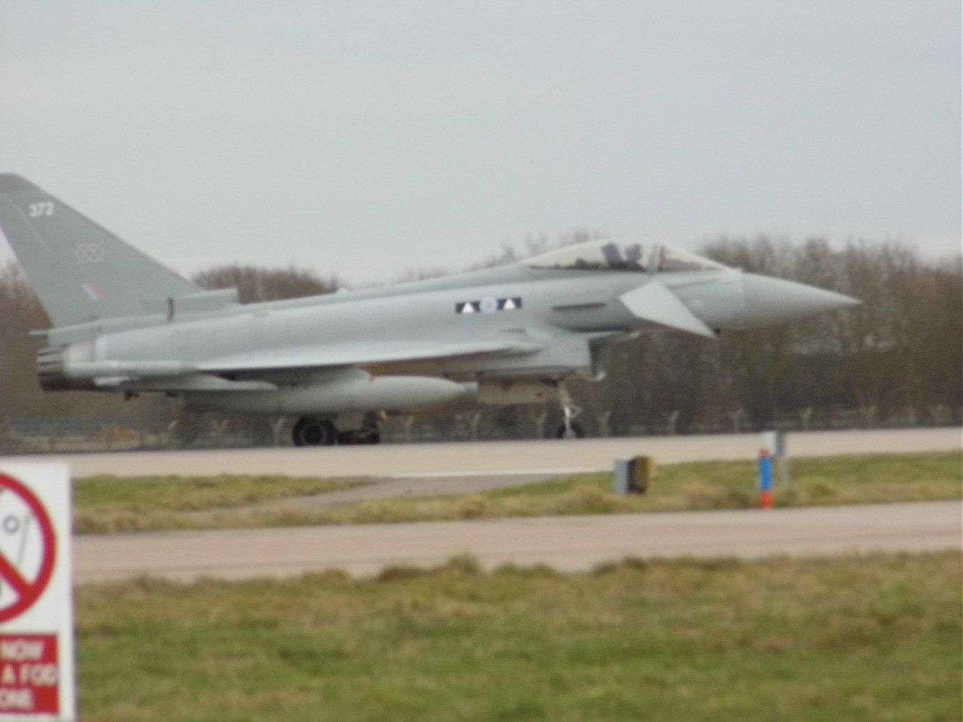 Typhoon FGR4 RAF Coningsby February 19th 2019.