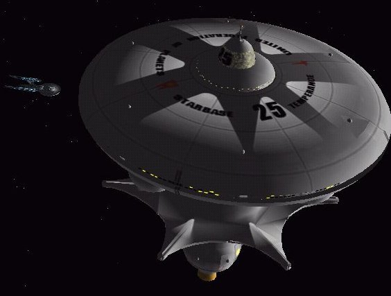 USS Xir'Tan with Starbase 25. Image by Andrew Brown.