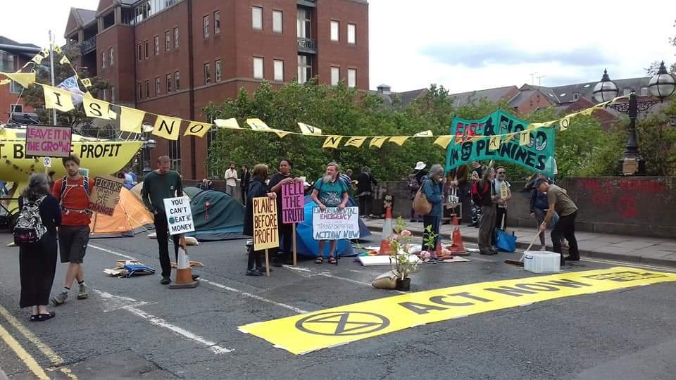 Extinction Rebellion Leeds 18th July 2019.